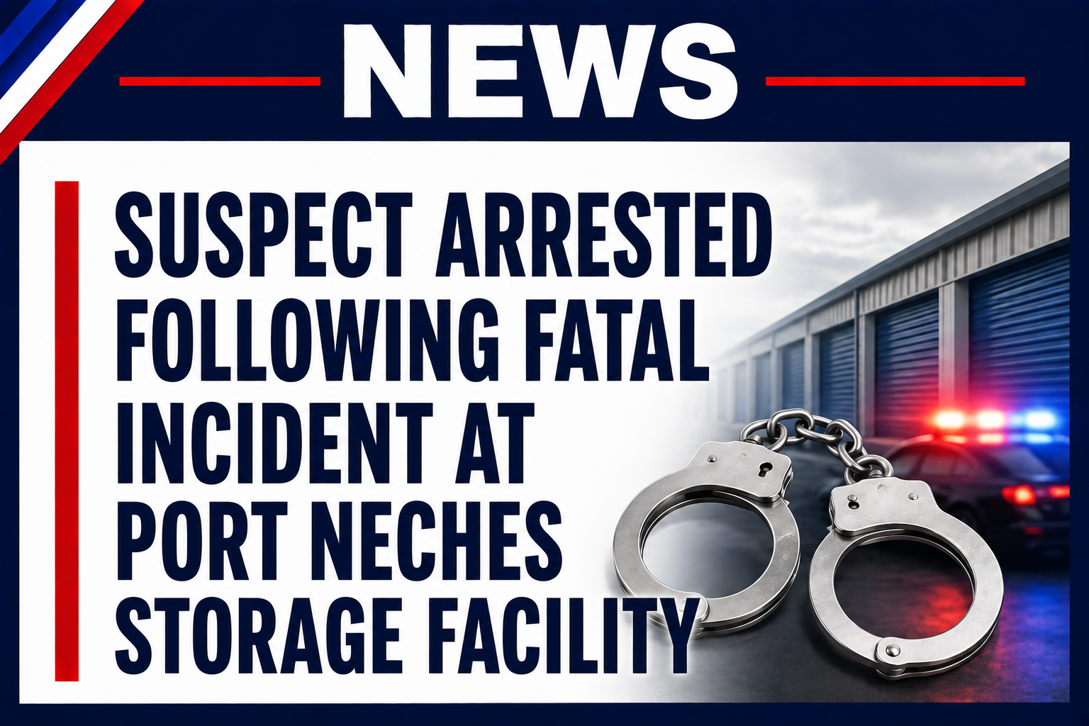 Suspect Arrested Following Fatal Incident at Port Neches Storage Facility